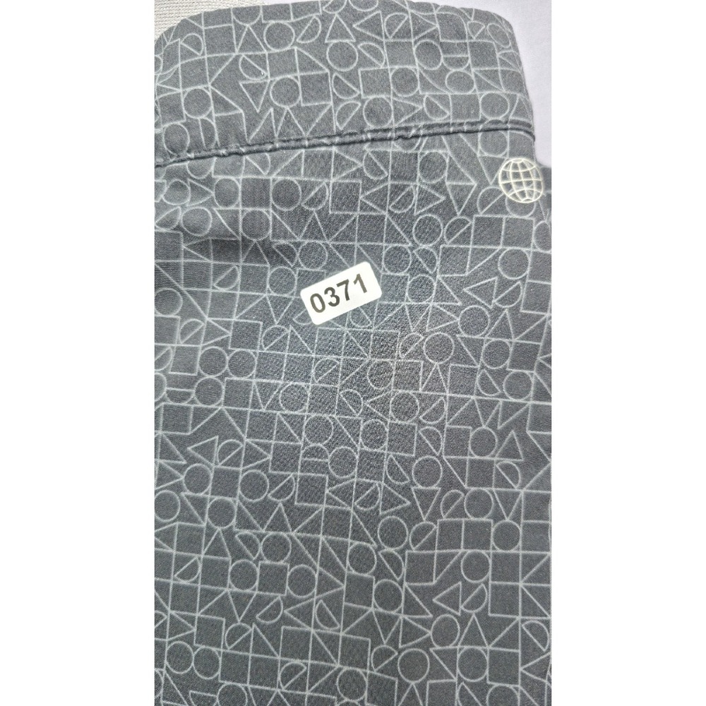 Adidas Shorts Mens 30 x 9 Charcoal Gray Golf Performance Geometric Print Casual - Picture 11 of 11